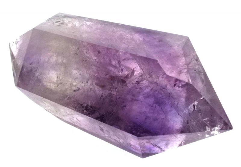 Amethyst Chunky Gemstone Double Terminated Wand 05
