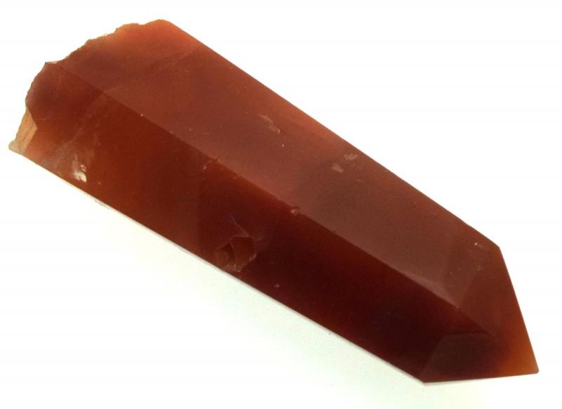 Rare Red Quartz Gemstone Point 08