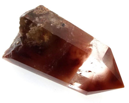 Rare Red Quartz Gemstone Point 11