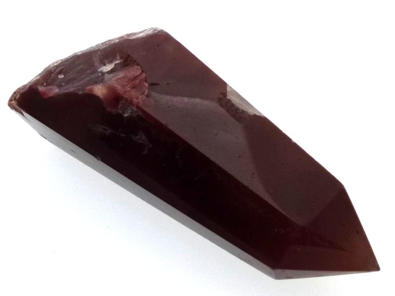Rare Red Quartz Gemstone Point 12