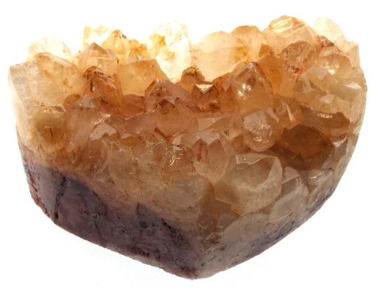Natural Quartz Gemstone Cluster Heart Specimen 05