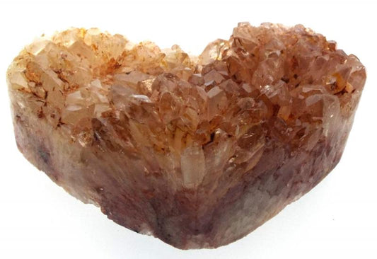 Natural Quartz Gemstone Cluster Heart Specimen 06