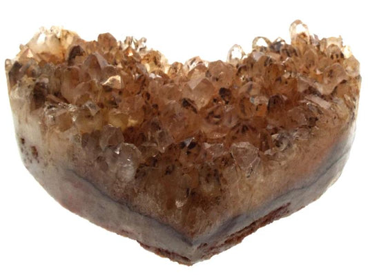 Natural Quartz Gemstone Cluster Heart Specimen 07