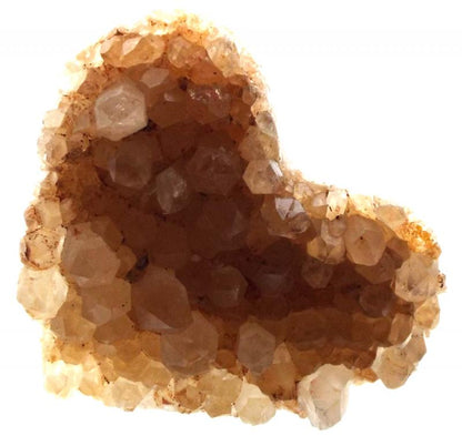 Natural Quartz Gemstone Cluster Heart Specimen 08