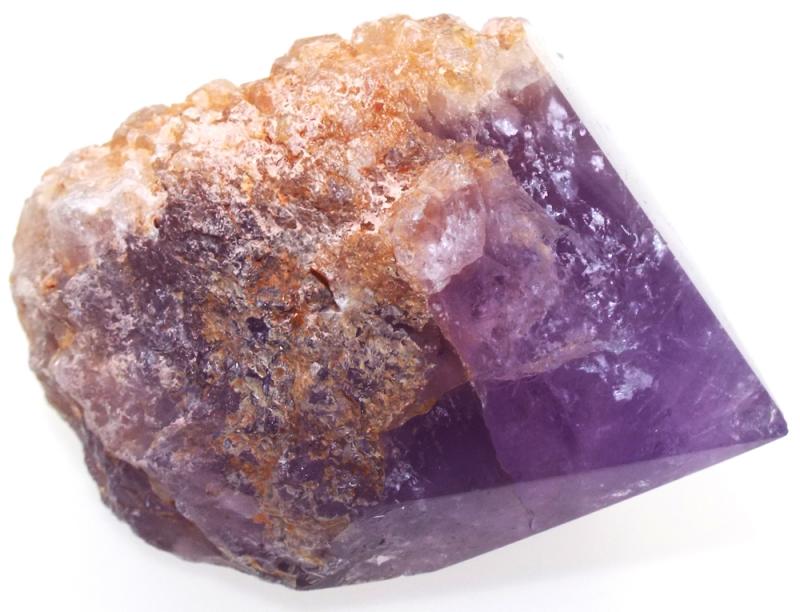 Large Elestial Amethyst Gemstone Point 02