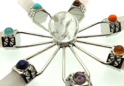 Rose Quartz Chakra Energy Generator Grid Star