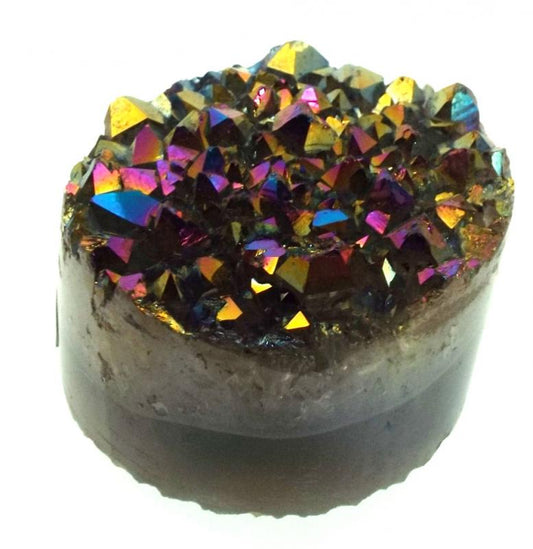 Titanium Aura Quartz Core Paperweight 01