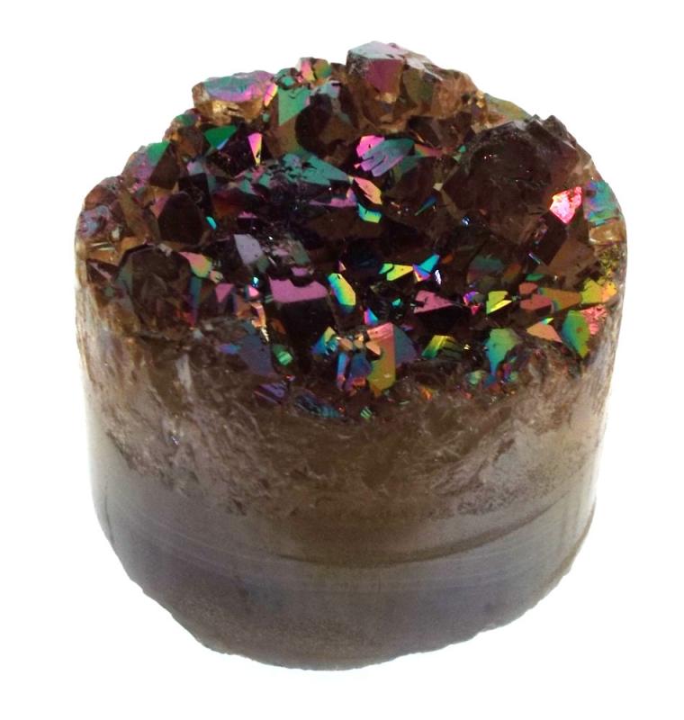Titanium Aura Quartz Core Paperweight 03