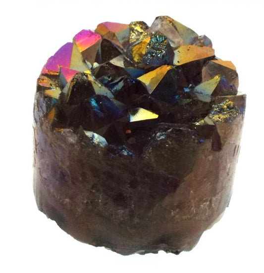 Titanium Aura Quartz Core Paperweight 05