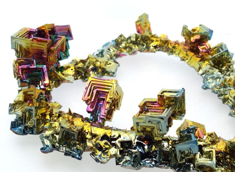 Bismuth Heart Shaped Specimen Number 01