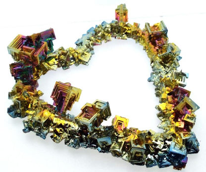 Bismuth Heart Shaped Specimen Number 01