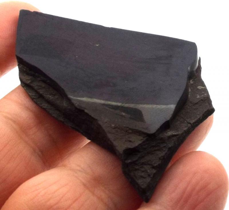 Jet Gemstone Slice 03