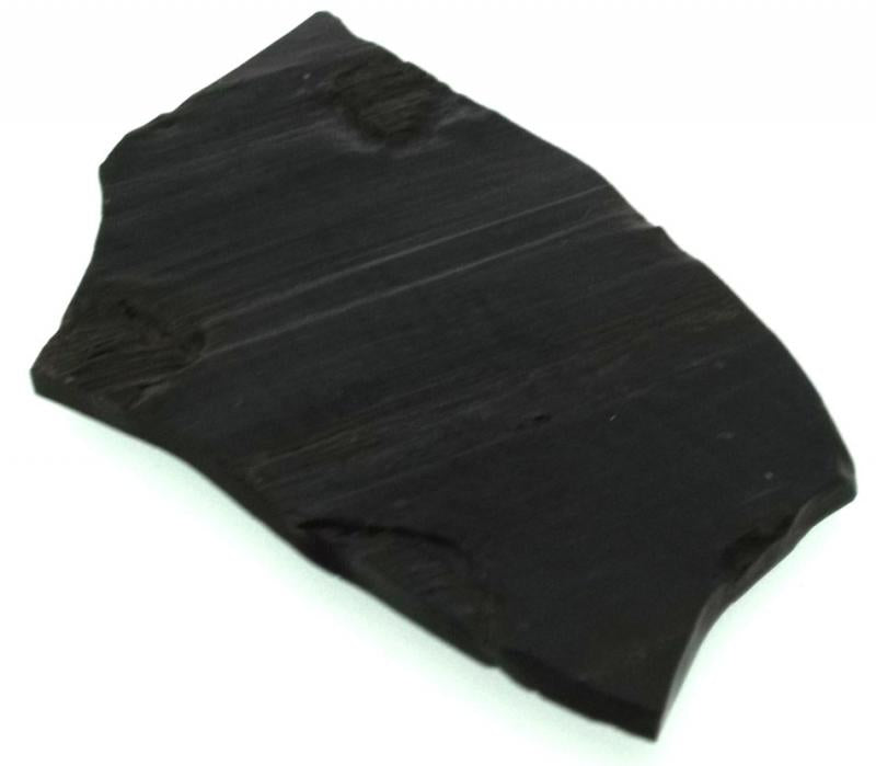 Jet Gemstone Slice 07