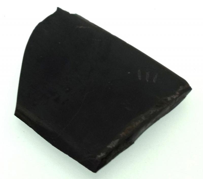 Jet Gemstone Slice 09