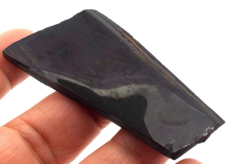 Jet Gemstone Slice 10