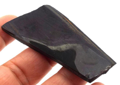 Jet Gemstone Slice 10