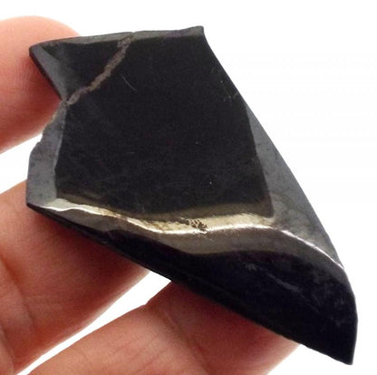 Jet Gemstone Slice 11