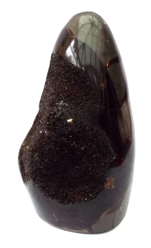 Druzy Septarian Thunder Egg Specimen