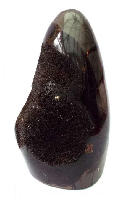 Druzy Septarian Thunder Egg Specimen