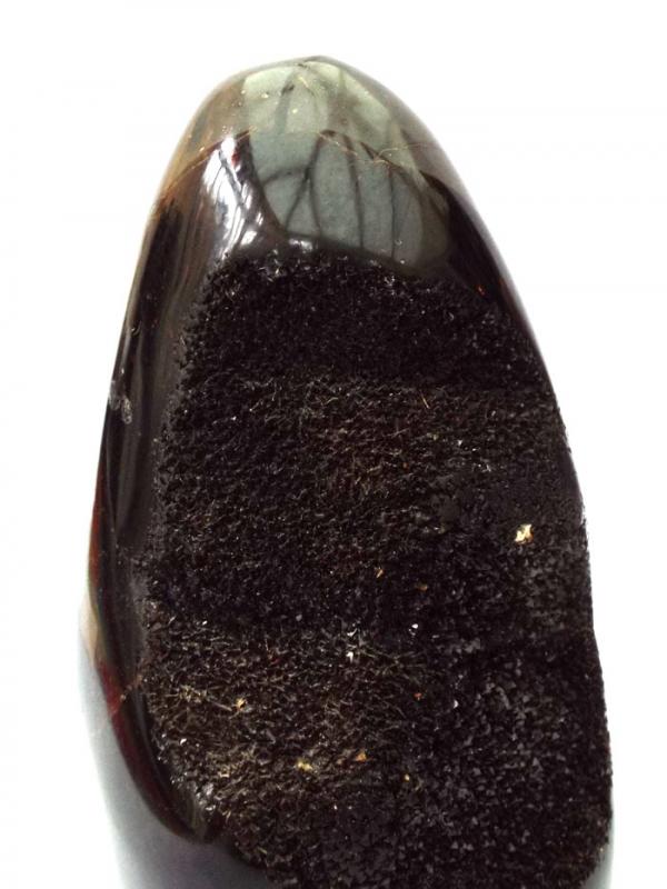 Druzy Septarian Thunder Egg Specimen