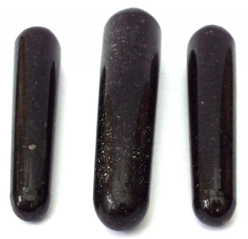Larvikite 80mm Gemstone Wand