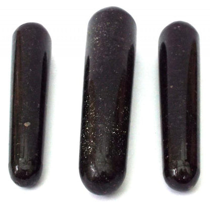 Larvikite 80mm Gemstone Wand