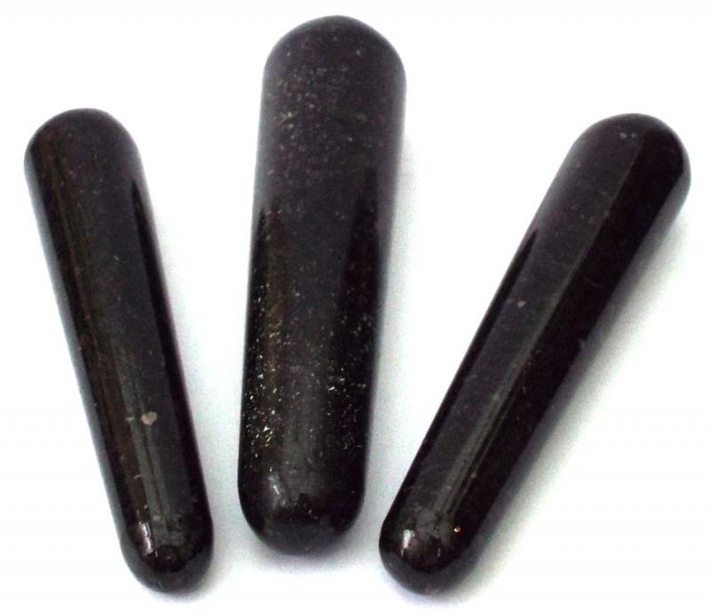 Larvikite 80mm Gemstone Wand