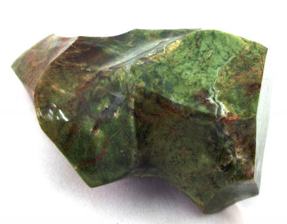 Green Jasper Gemstone Flame Sculpture 03