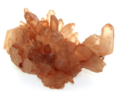 Rare Red Quartz Gemstone Cluster 02