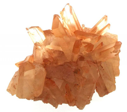 Rare Red Quartz Gemstone Cluster 02