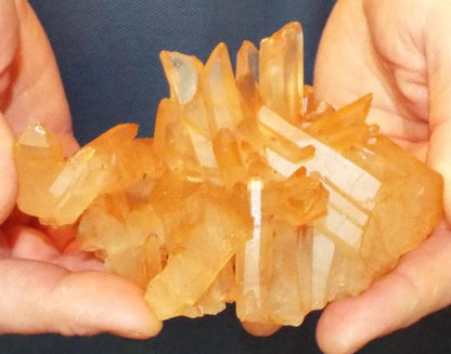 Rare Red Quartz Gemstone Cluster 02
