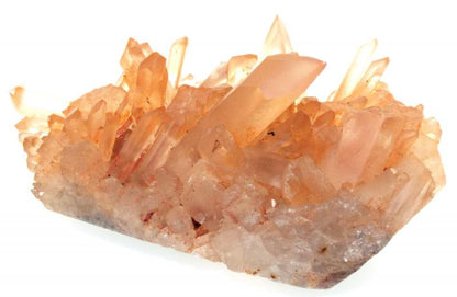 Rare Red Quartz Gemstone Cluster 03