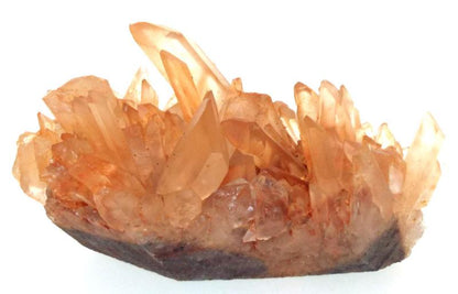Rare Red Quartz Gemstone Cluster 03