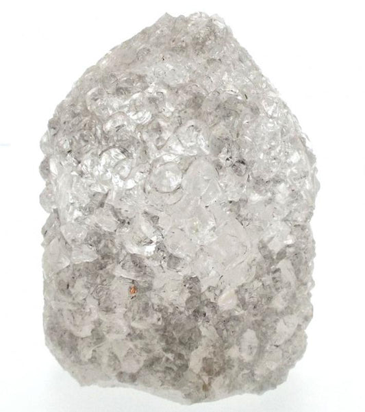 Frosted Quartz Gemstone Standing Point 01