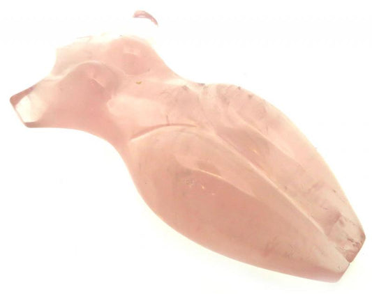 Rose Quartz Gemstone Carved Goddess 02
