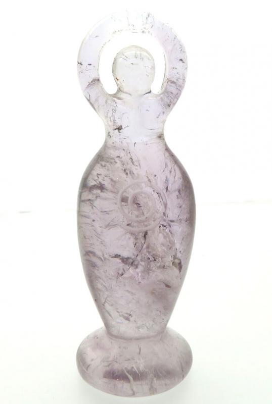 Amethyst Gemstone Carved Goddess 03