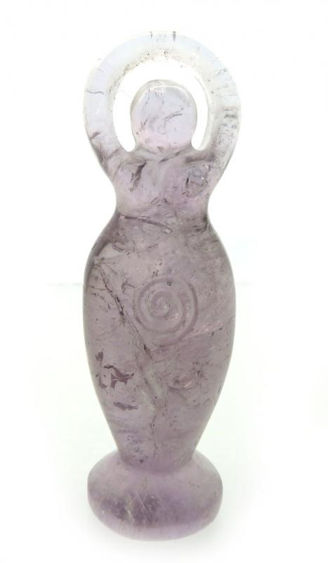 Amethyst Gemstone Carved Goddess 04
