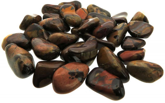 1 x Autumn Leaf Jasper Tumblestone