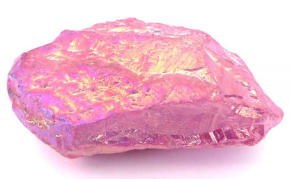 Unicorn Poop Rose Aura Quartz Point 02