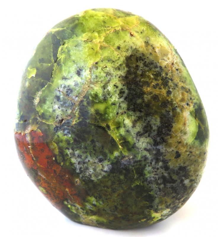Green Opal Gemstone Freeform 07