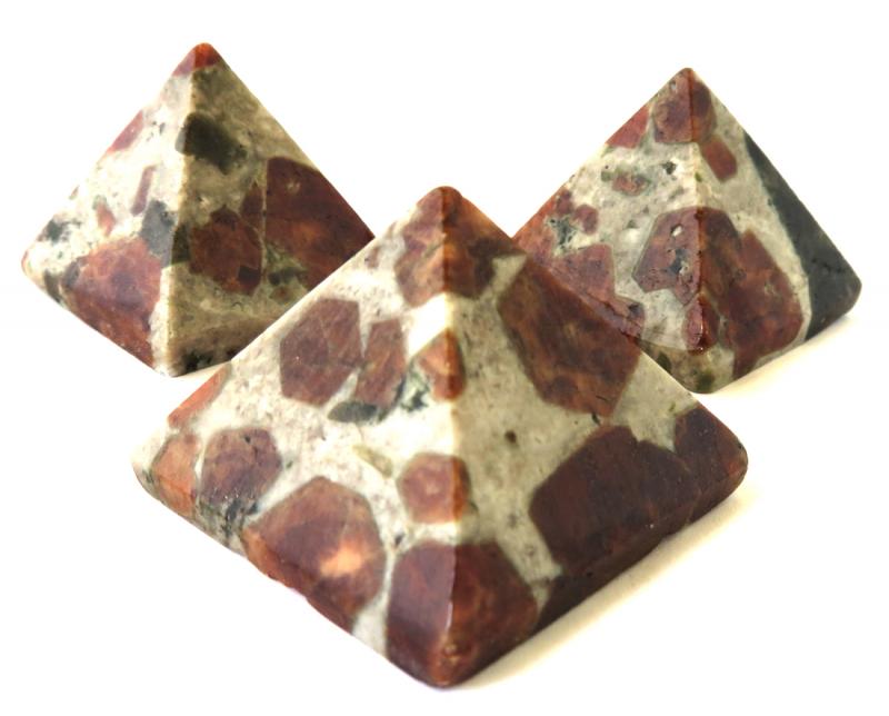 Spessartite Garnet Gemstone Pyramid