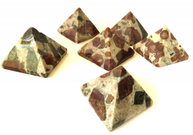 Spessartite Garnet Gemstone Pyramid