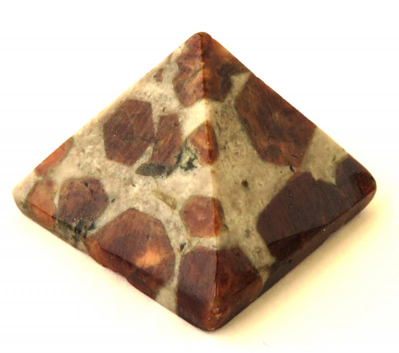 Spessartite Garnet Gemstone Pyramid