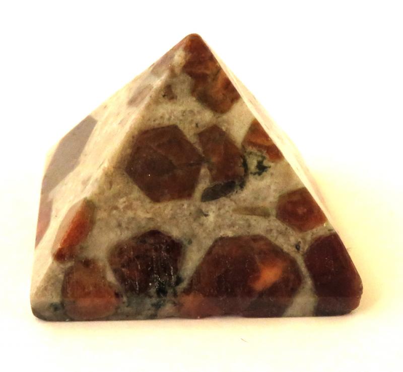 Spessartite Garnet Gemstone Pyramid
