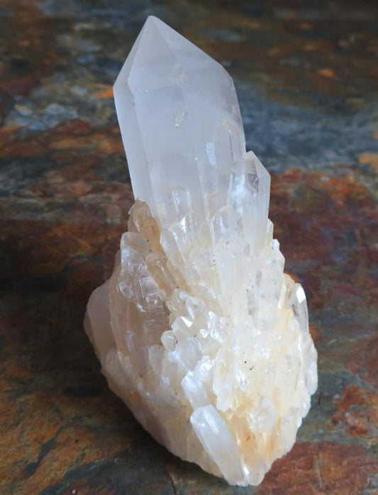 Elestial Quartz Gemstone Cluster 21