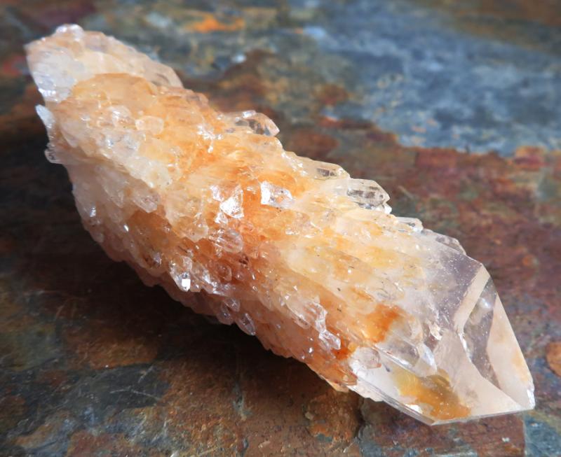 Elestial Quartz Gemstone Cluster 24