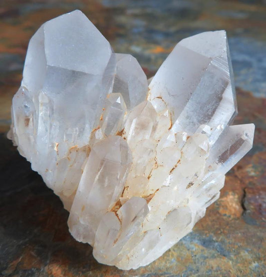 Elestial Quartz Gemstone Cluster 30