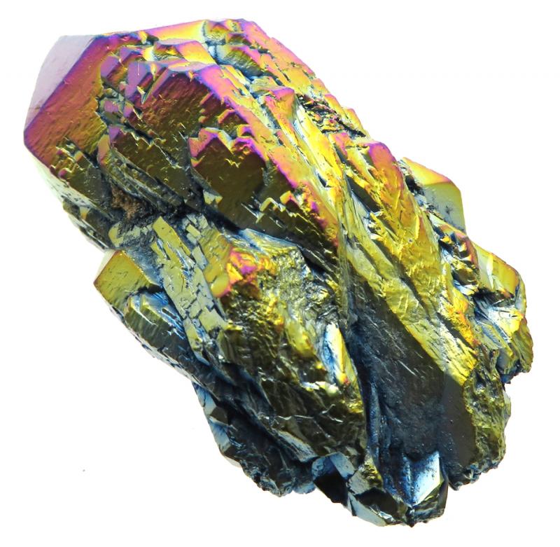 Elestial Titanium Aura Quartz Gemstone Point 07