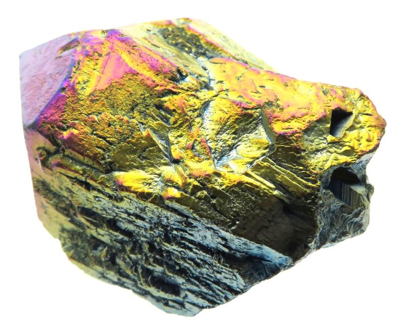 Elestial Titanium Aura Quartz Gemstone Point 08
