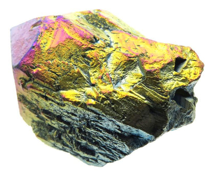 Elestial Titanium Aura Quartz Gemstone Point 08